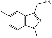 1-(1,5-dimethyl-1H-indazol-3-yl)methanamine(SALTDATA: FREE) Struktur