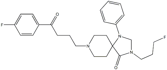 N-(3-fluoropropyl)spiroperidol Structure