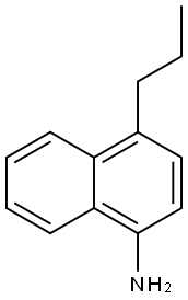4-propylnaphthalen-1-amine HCl salt Structure