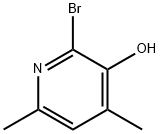 2-bromo-4,6-dimethyl-3-pyridinol Structure