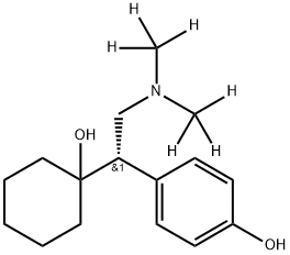 S-(+)-O-DesMethyl-Venlafaxine-d6 Structure