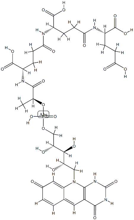 gamma-monoglutamyl-coenzyme F420 Structure