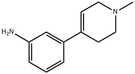 3-(1-甲基-1,2,3,6-四氢吡啶-4-基)苯胺, 106362-29-2, 结构式