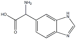 1H-Benzimidazole-5-aceticacid,alpha-amino-(9CI) Structure