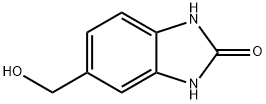 5-(羟甲基)-1,3-二氢-2H-苯并[D]咪唑-2-酮 结构式