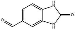 2,3-二氢-2-氧代-1H-苯并咪唑-5-甲醛, 106429-59-8, 结构式