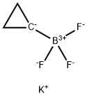 カリウムシクロプロピルトリフルオロボラート 化学構造式