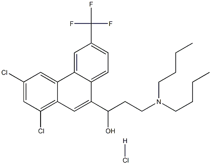 Halofantrine HCL Structure