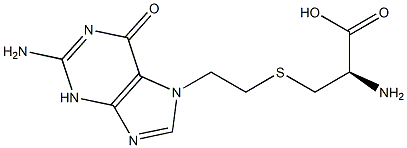1-(guan-1-yl)-2-(cystein-S-yl)ethane Struktur