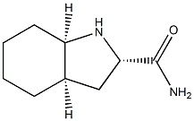 1H-Indole-2-carboxamide,octahydro-,[2S-(2-alpha-,3a-alpha-,7a-alpha-)]-(9CI) 结构式