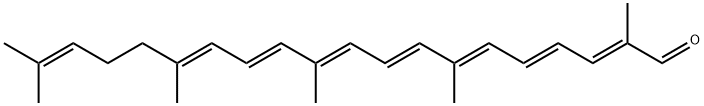 阿朴-12'-番茄红素醛,1071-52-9,结构式