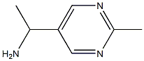 1-(2-甲基嘧啶-5-基)乙胺 结构式