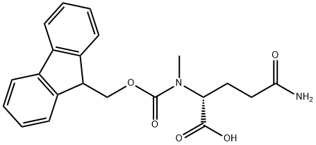 FMOC-N-ME-D-GLN-OH, 1071815-00-3, 结构式