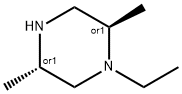 PIPERAZINE, 1-ETHYL-2,5-DIMETHYL-, (2R,5S)-REL-, 1072102-65-8, 结构式