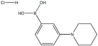 3-(哌啶-1-基)苯硼酸, 1072952-19-2, 结构式