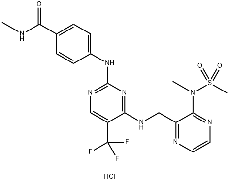 PF 04554878 hydrochloride Struktur