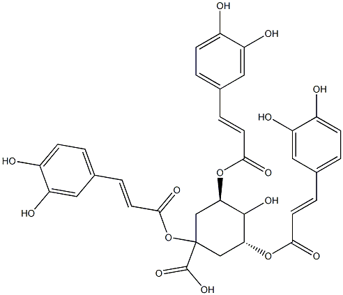 1,3,5-Tricaffeoylquinic acid Structure