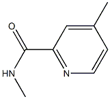 2-Pyridinecarboxamide,N,4-dimethyl-(9CI) 结构式