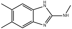 1H-Benzimidazol-2-amine,N,5,6-trimethyl-(9CI) Struktur