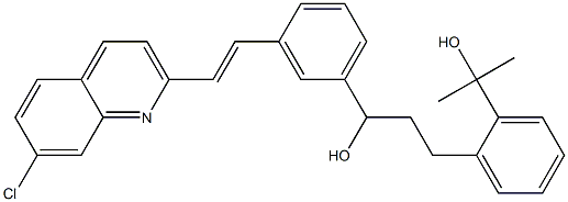 孟鲁司特钠杂质38, 1079753-36-8, 结构式