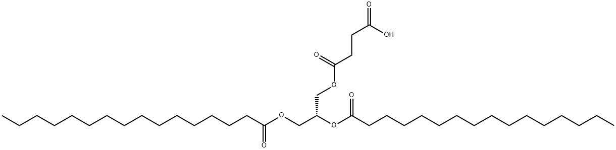 1,2-DIPALMITOYL-SN-GLYCERO-3-SUCCINATE;16:0 DGS,108032-13-9,结构式