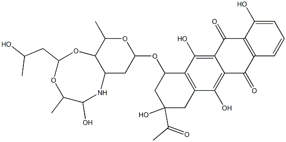 巴米霉素 II, 108089-33-4, 结构式