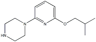 1-(6-ISOBUTOXY-2-PYRIDYL)PIPERAZINE Struktur