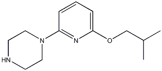 1-(6-ISOBUTOXY-2-PYRIDYL)PIPERAZINE 化学構造式