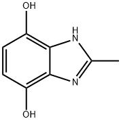 1H-Benzimidazole-4,7-diol,2-methyl-(9CI) Struktur