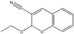2H-1-Benzopyran-3-carbonitrile,2-ethoxy-(9CI) Struktur