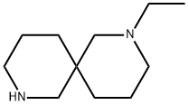 2-エチル-2,8-ジアザスピロ[5.5]ウンデカン 化学構造式