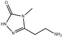 5-(2-aminoethyl)-4-methyl-2,4-dihydro-3H-1,2,4-triazol-3-one(SALTDATA: HCl 0.25H2O) Struktur