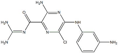 5-N-(3-aminophenyl)amiloride 结构式