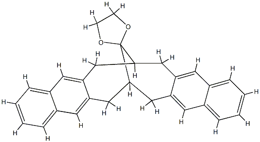 6,7,8,15,16,17-Hexahydrospiro[7,16-methanocyclodeca[1,2-b:6,7-b']dinaphthalene-19,2'-[1,3]dioxolane]|