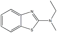 2-Benzothiazolamine,N-ethyl-N-methyl-(9CI) Structure