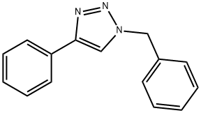 1-ベンジル-4-フェニル-1H-1,2,3-トリアゾール 化学構造式