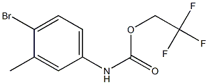 2,2,2-三氟乙基N-(4-溴-3-甲基苯基)氨基甲酸酯,1087788-77-9,结构式