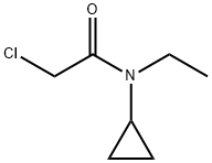 2-chloro-N-cyclopropyl-N-ethylacetamide Struktur