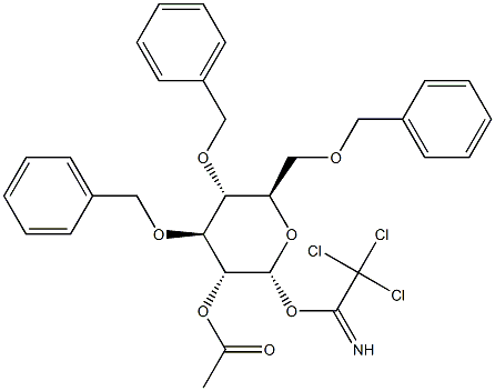 108869-64-3 3,4,6-三-O-(苯基甲基)-ALPHA-D-吡喃葡萄糖 2-乙酸酯 1-(2,2,2-三氯亚氨乙酸酯)