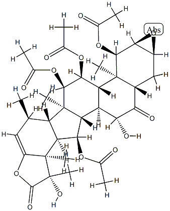 根薯酮内酯 A, 108885-68-3, 结构式