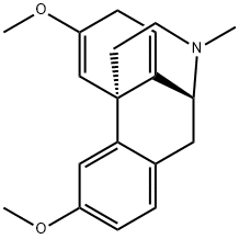 5,6,8,14-テトラデヒドロ-3,6-ジメトキシ-17-メチルモルフィナン 化学構造式