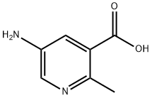 3-Pyridinecarboxylic acid, 5-aMino-2-Methyl- Struktur