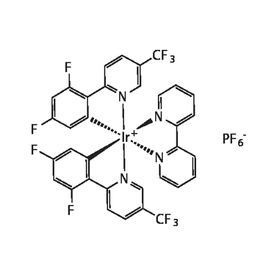 [Ir{dFCF3ppy}2(bpy)]PF6 Structure