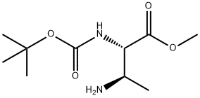 (2S,3R)-3-氨基-2-叔丁氧羰基氨基丁酸甲酯, 1093190-13-6, 结构式