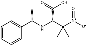 (S)-3-methyl-3-nitro-2-((S)-1-phenylethylamino)butanoic acid
