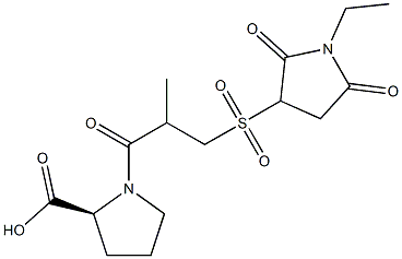 captopril N-ethylmaleimide sulfone Struktur