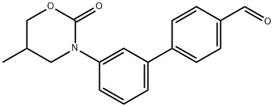 tert-butylen-(4'-formyl-biphenyl-3-yl)carbamate Structure