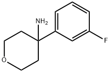 4-(3-氟苯基)四氢-2H-吡喃-4-胺, 1094283-08-5, 结构式