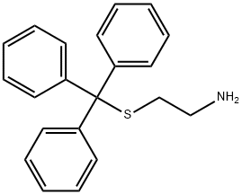 2-(トリチルチオ)エタンアミン 化学構造式