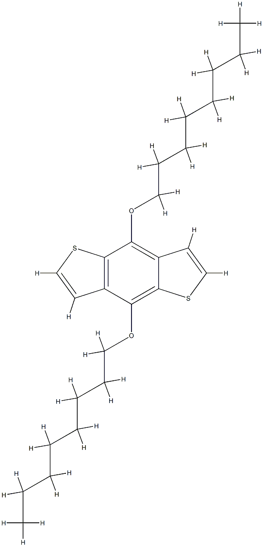 4,8-二辛氧基-苯并二噻吩, 1098102-94-3, 结构式